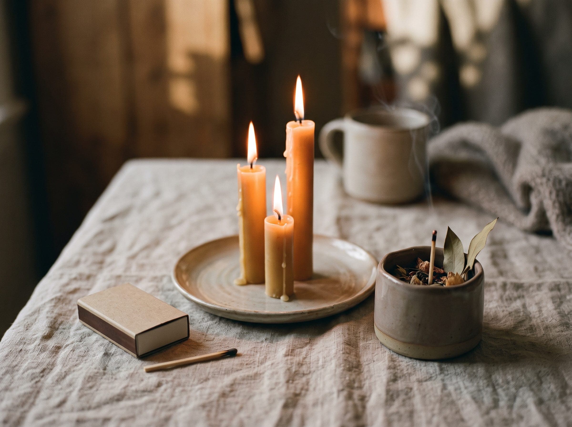Atmosphere Elements — Light, scent, and texture.